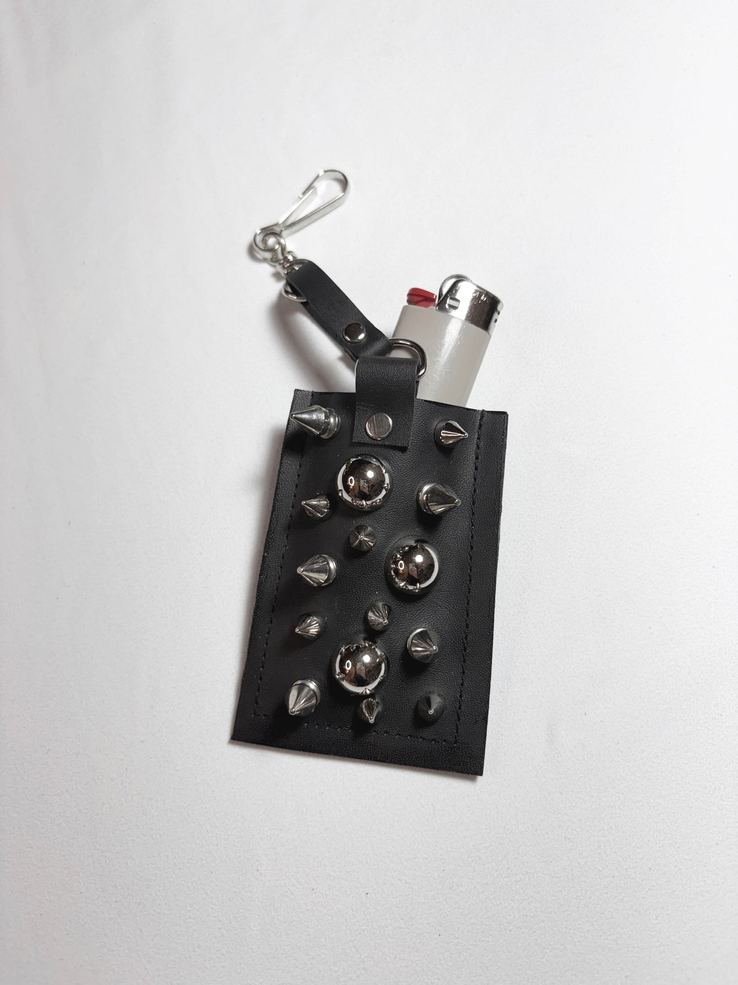 V1 Spiked Lighter Case Keychain