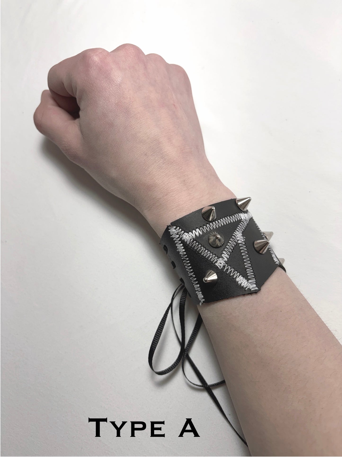 Pieced Together corset Cuffs (white seam)