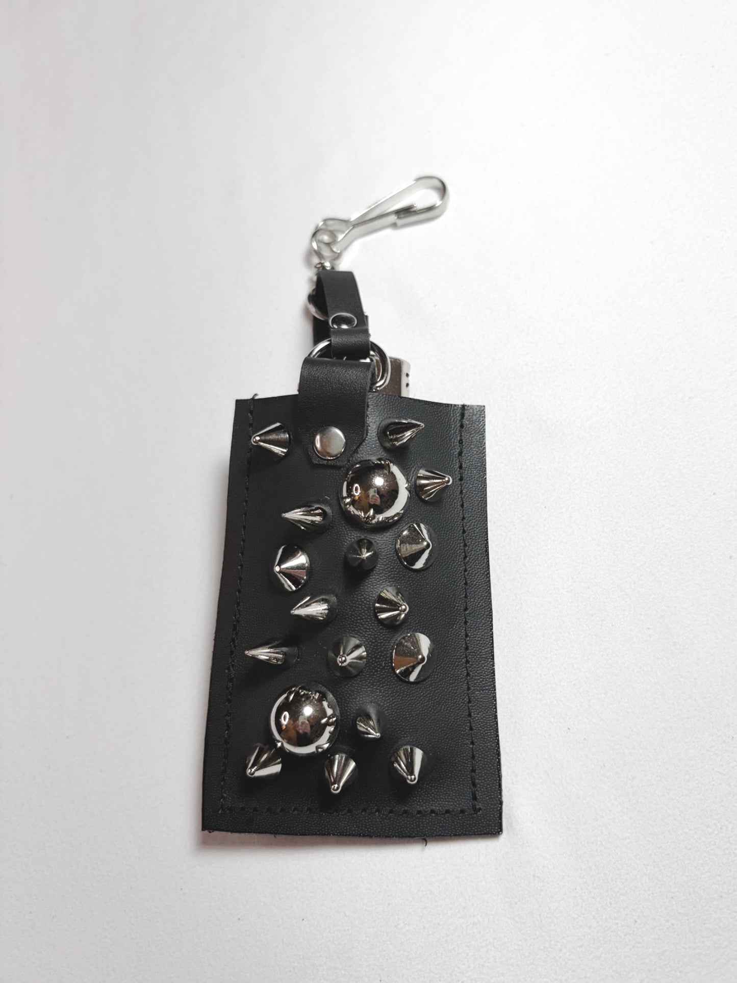 V2 Spiked Lighter Case Keychain